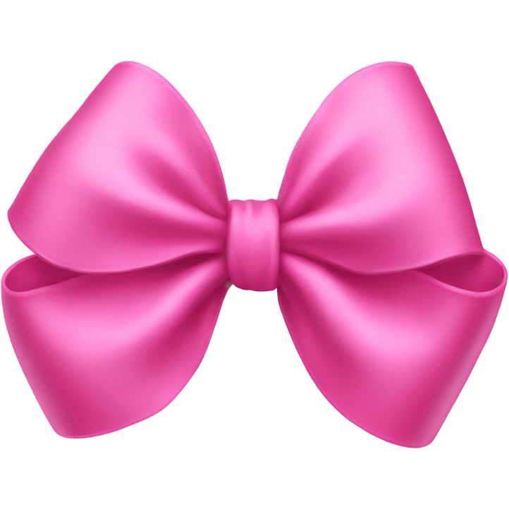 Pink flowy bow