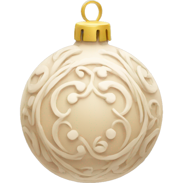 Beige ornament