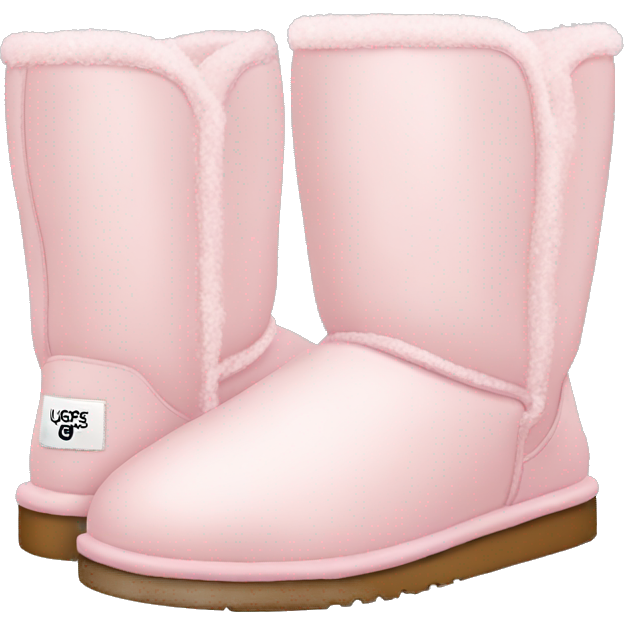 Pale pink winter uggs