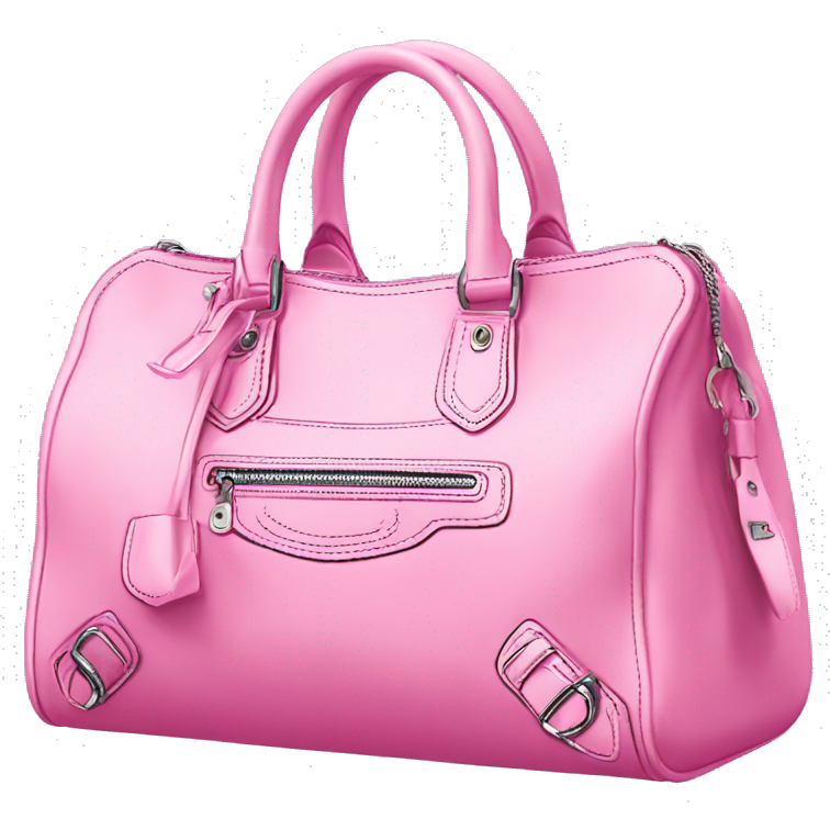 Pink balenciaga city bag