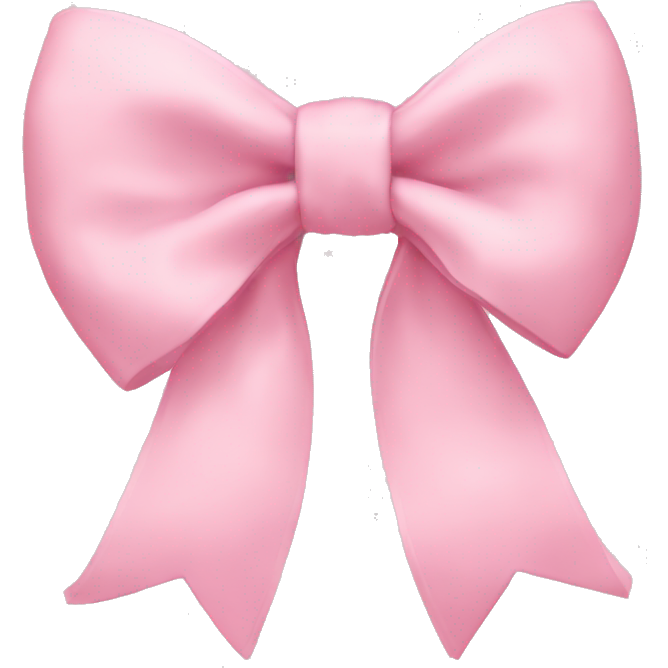 Light pink bow on light pink bow
