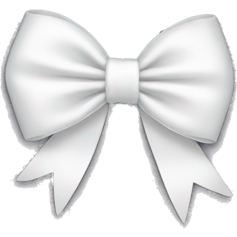 White bow
