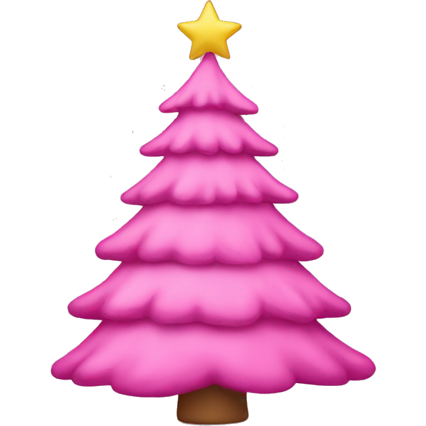 Pink Christmas tree