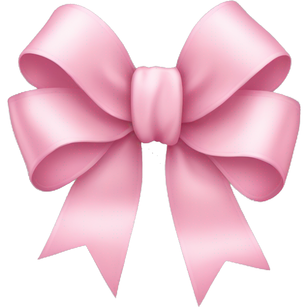Light pink ribbon bow