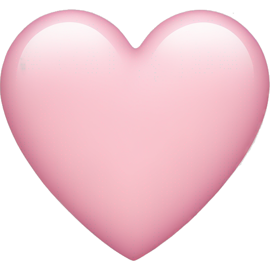 Light pink heart