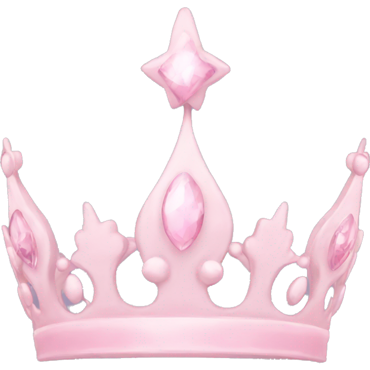 Pale pink tiara