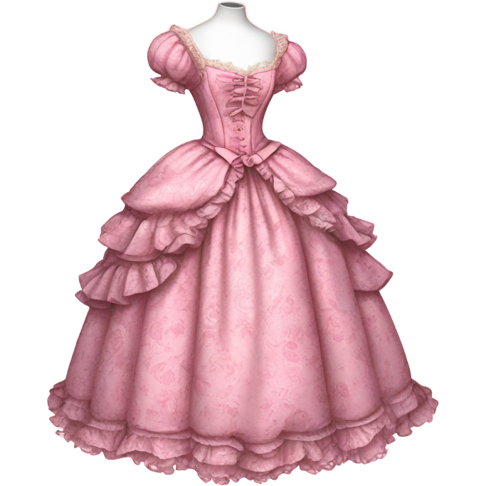 Rococo dress pink