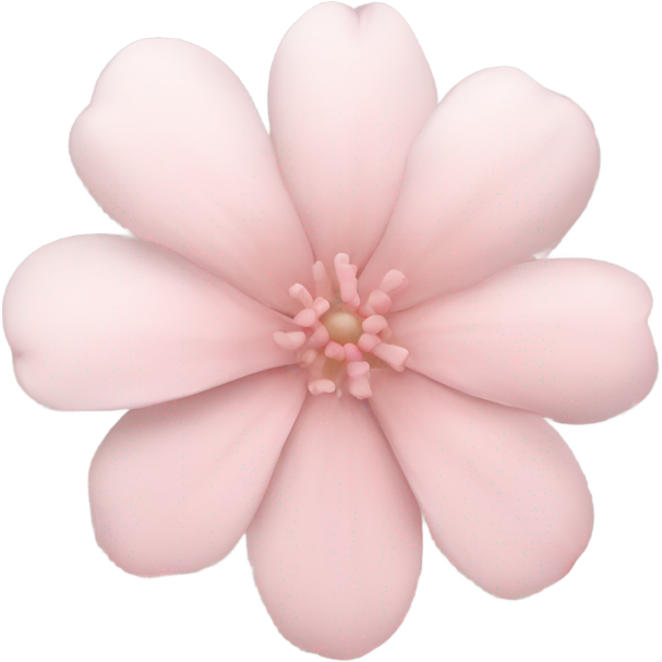 Pastel pink flower