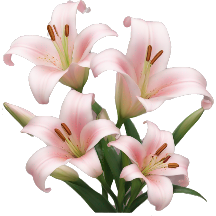 Light pink lilies