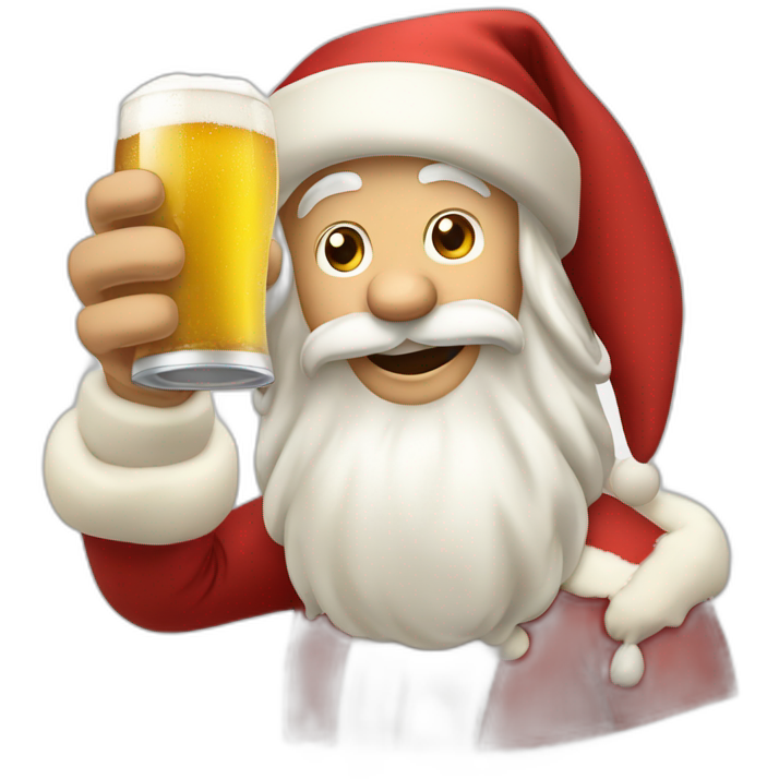 PAPAI NOEL TOMANDO CERVEJA