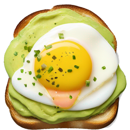 Avocado toast an eggs benedict