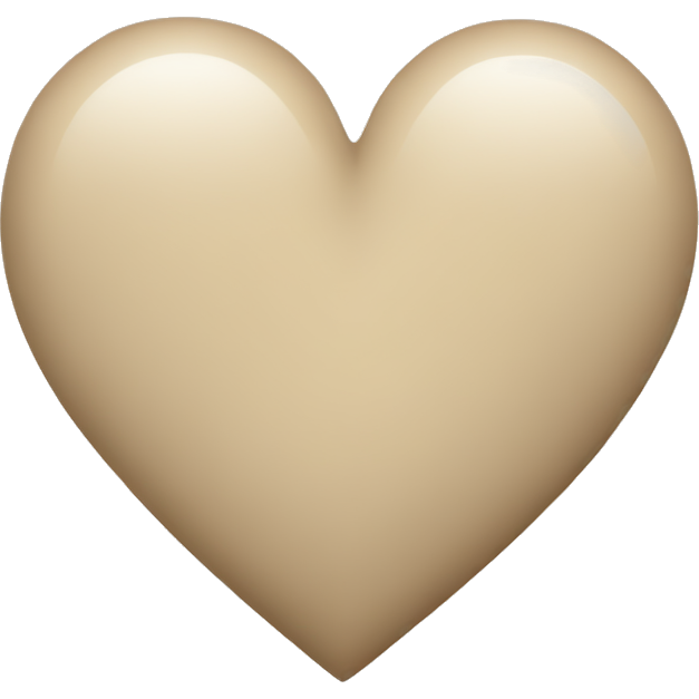 Heart beige