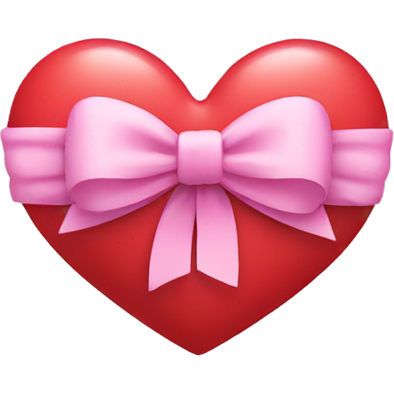 Heart with bow