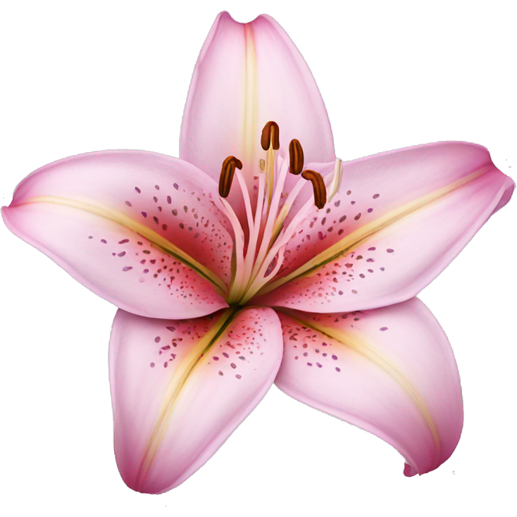 Pink lily flower