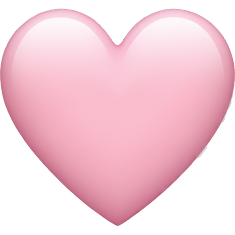 Light pink heart