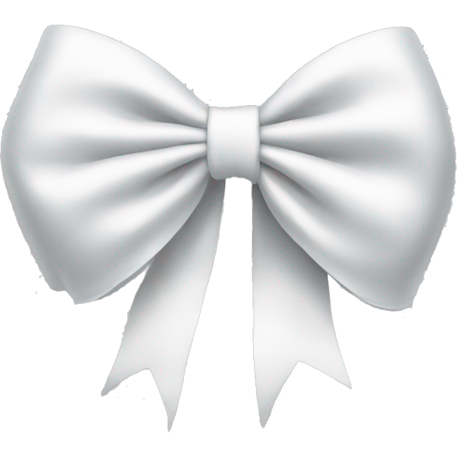White bow