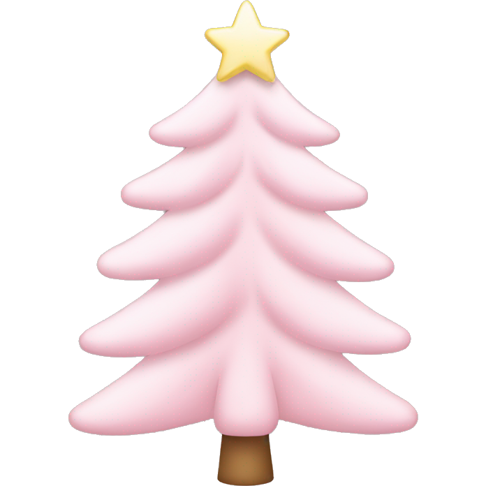 Light pink Christmas tree