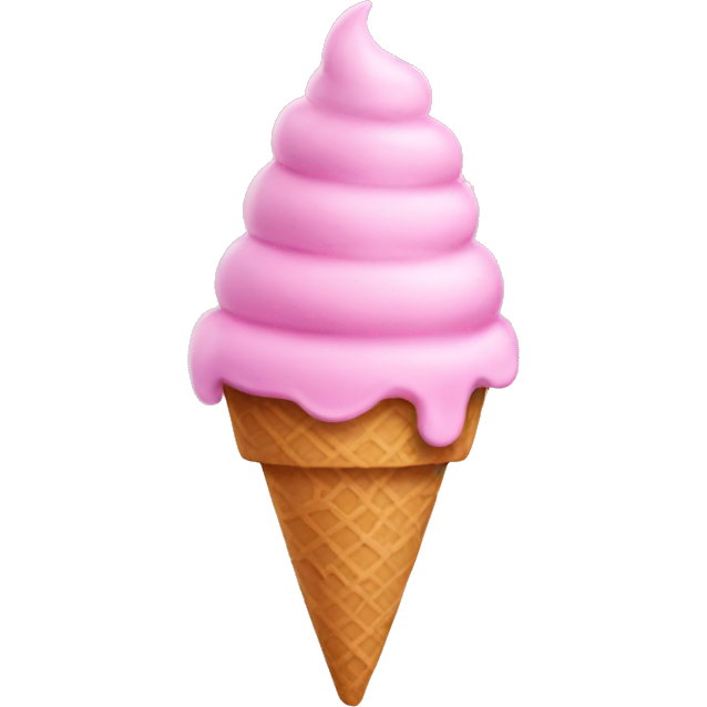 Pink ice cream