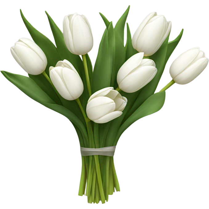 White tulip bouquet