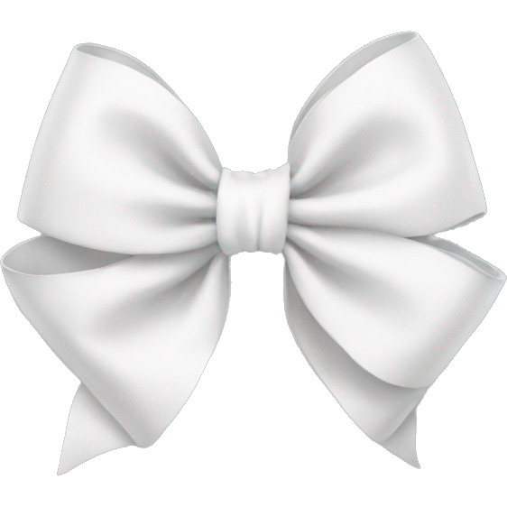 White bow