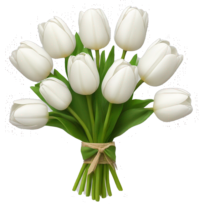 White tulip bouquet