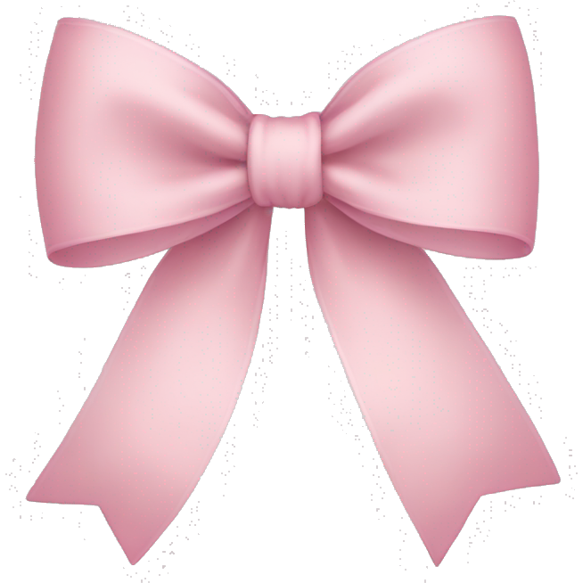 Light pink bow