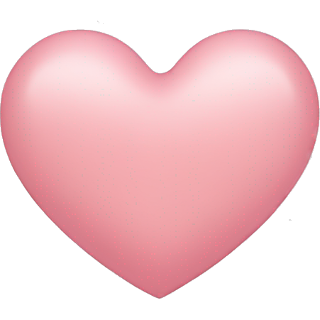 Light pink heart