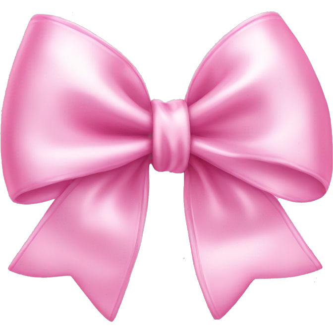Satin sparkly pink bow pastel