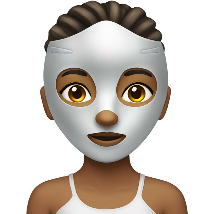 Girl doing mask