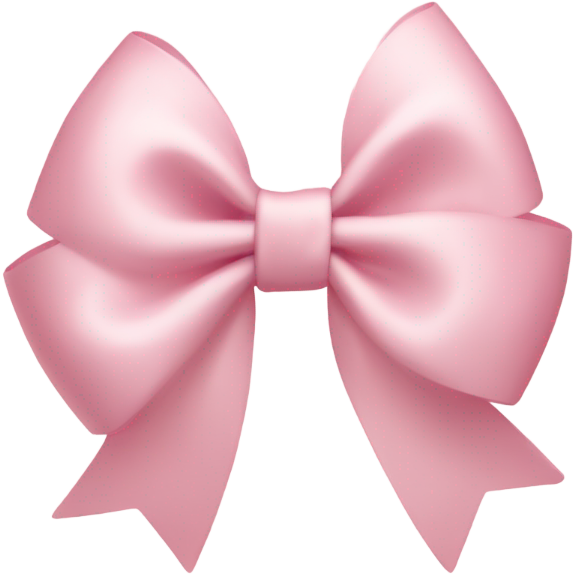 Light pink bow on light pink bow