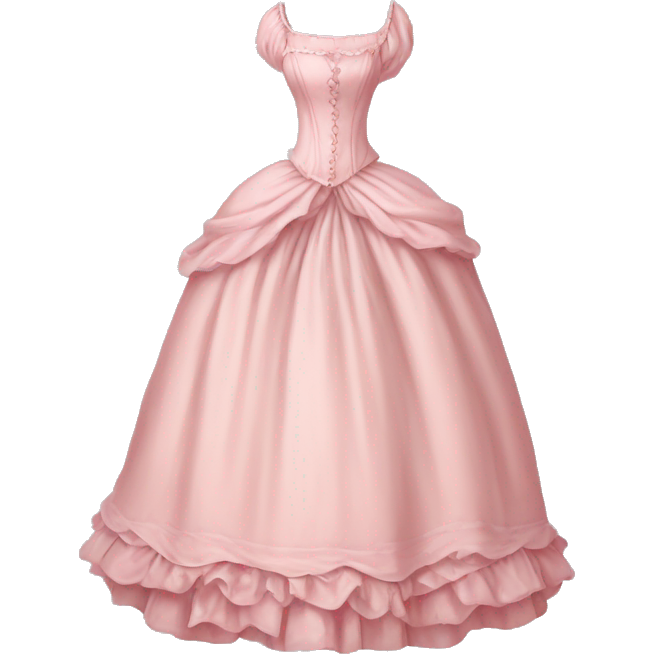 Rococo pale pink dress