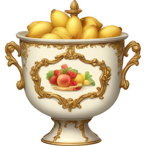 Vintage rococo food
