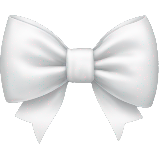 White bow