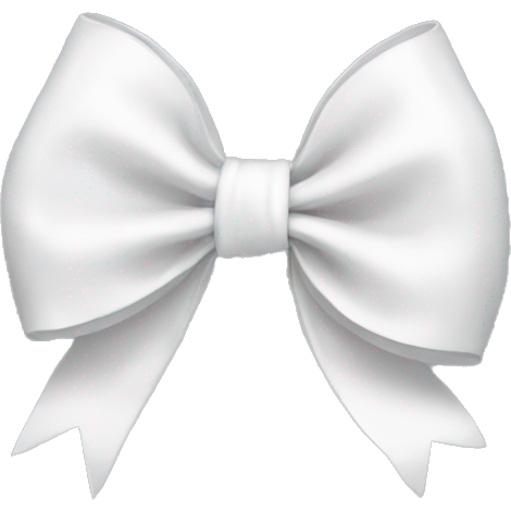 White bow