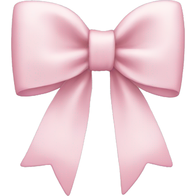 Light pink bow