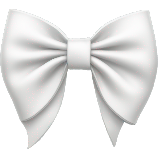 White bow