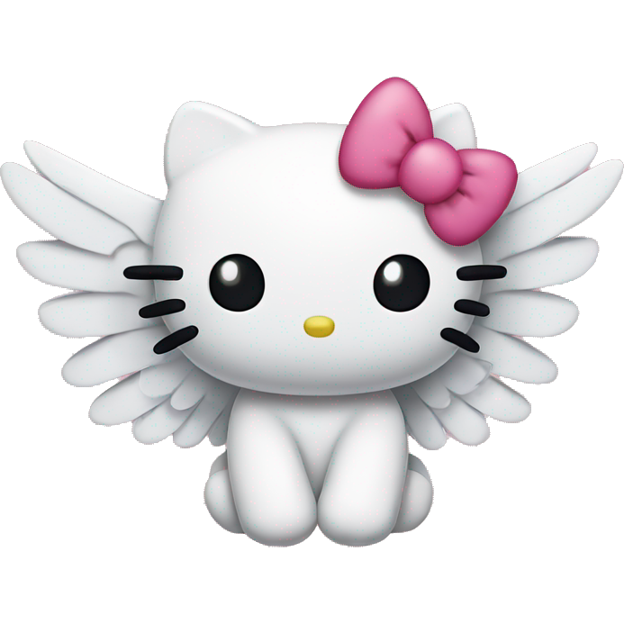 Hello kitty with wings