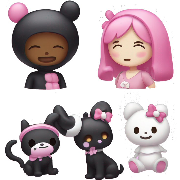 My melody and Kuromi