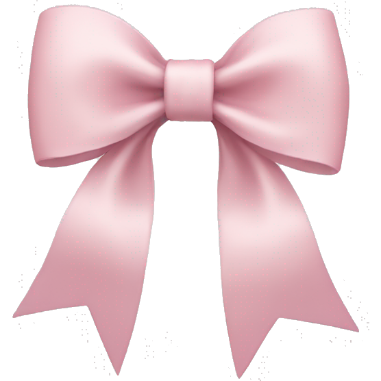 Light pink bow