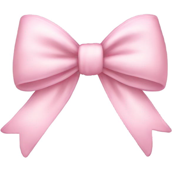 Light pink bow pajama emojis