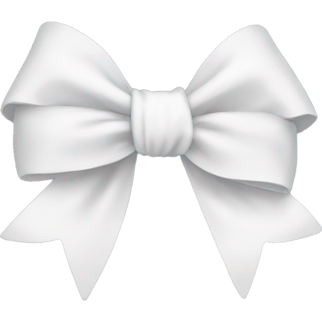 White bow