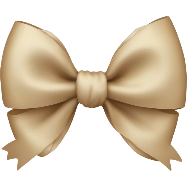 Beige bow Christmas