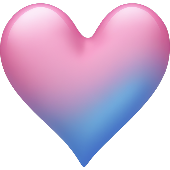 Pink and blue heart