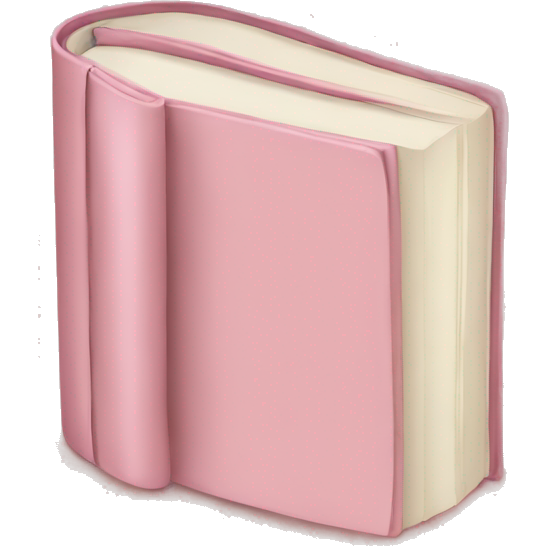 Book soft pink color