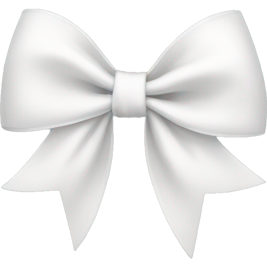 White bow