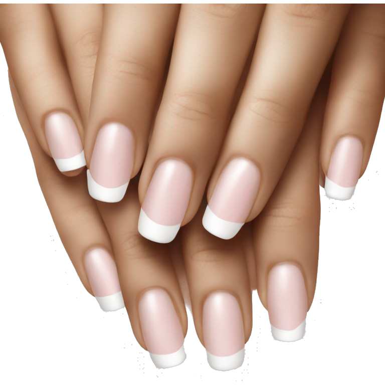 Nails french manicure