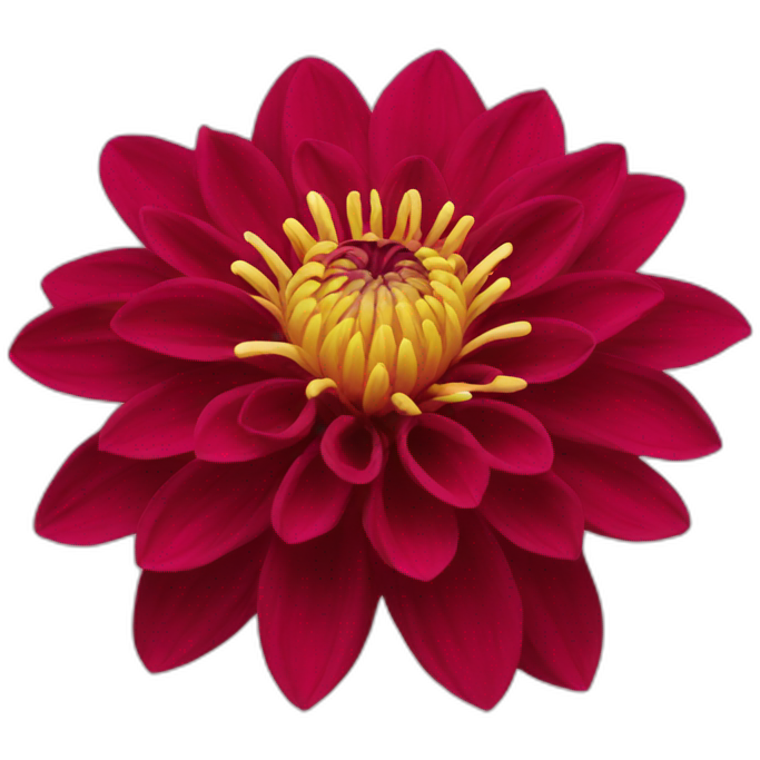 Crimson dahlia