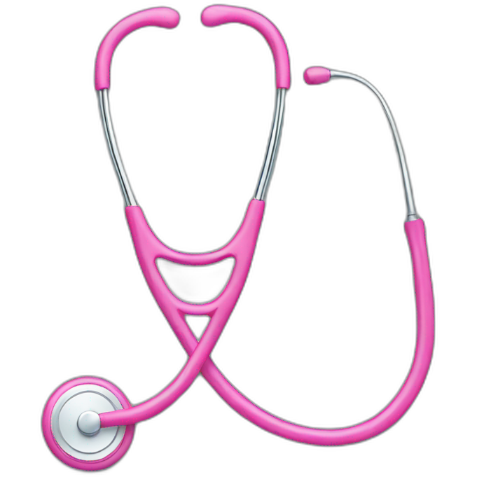 Pink stethoscope