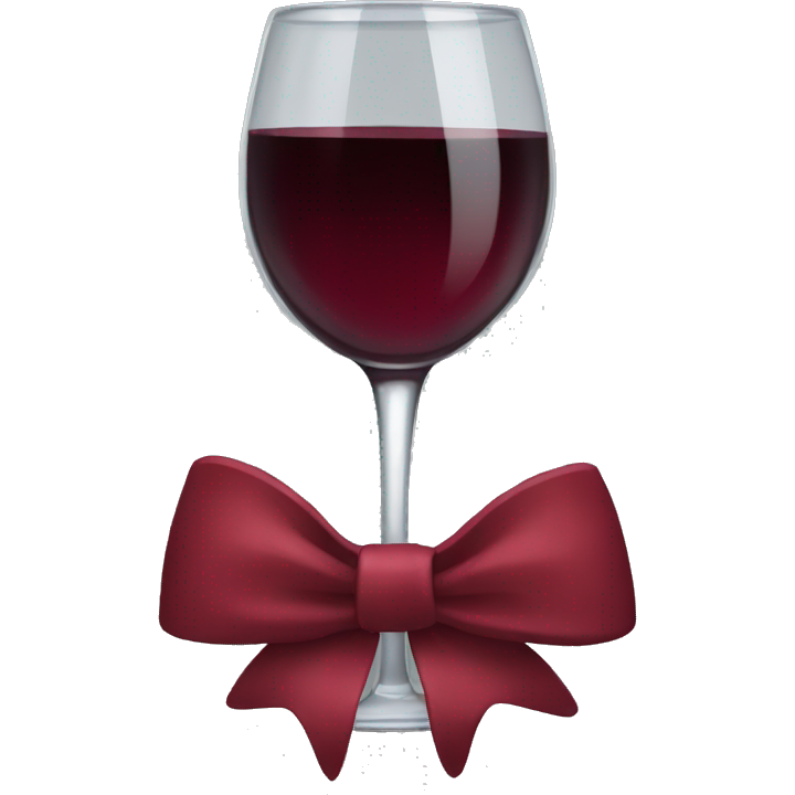 Red wine bow