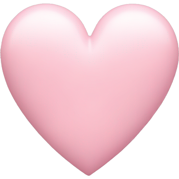 Pastel pink heart